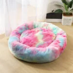 Dog Beds For Small Dogs Round Plush Cat Litter Kennel Pet Nest Mat Puppy Beds - Image 6
