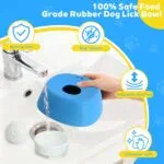 Pet Slow Feeder Non-Slip Spherical Dog Licking Bowl Anti-Choking Dog Bowl Lick Toy For Liquid Treats Bone Broth Yogurt - Image 3